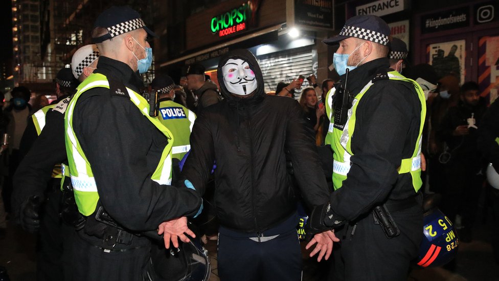 London protest arrest